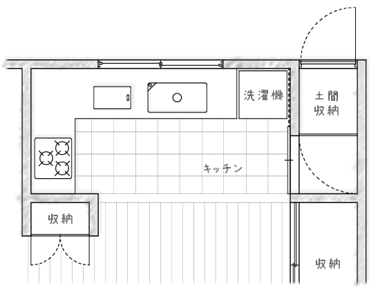 キッチン間取り